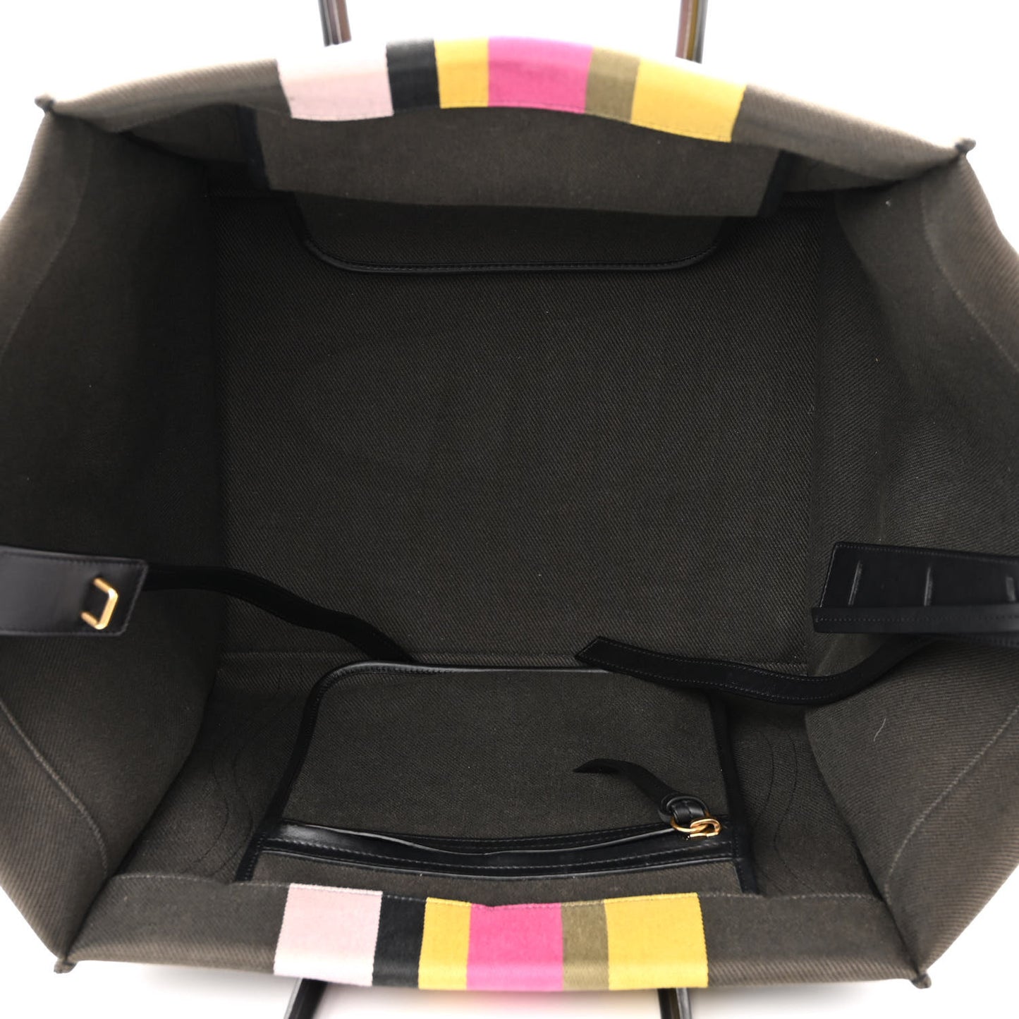 Canvas Striped Medium Phantom Luggage Multicolor
