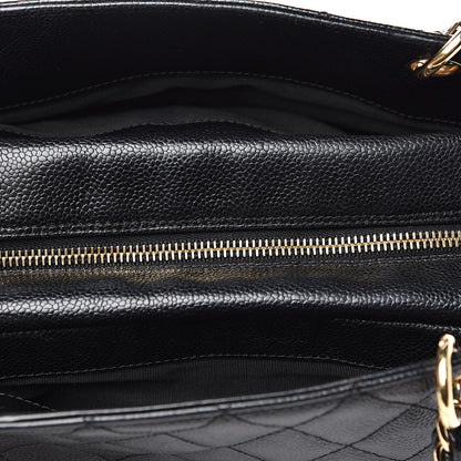 Chanel CHANELCaviarQuiltedPetitTimelessTotePTTBlack 13 of 13