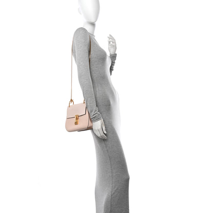 Chloe Grained Lambskin Medium Drew Shoulder Bag Cement Pink 2 of 13