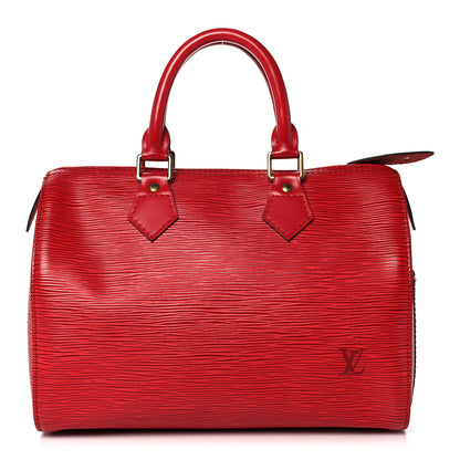 Louis Vuitton Epi Speedy 25 Rouge 1 of 19