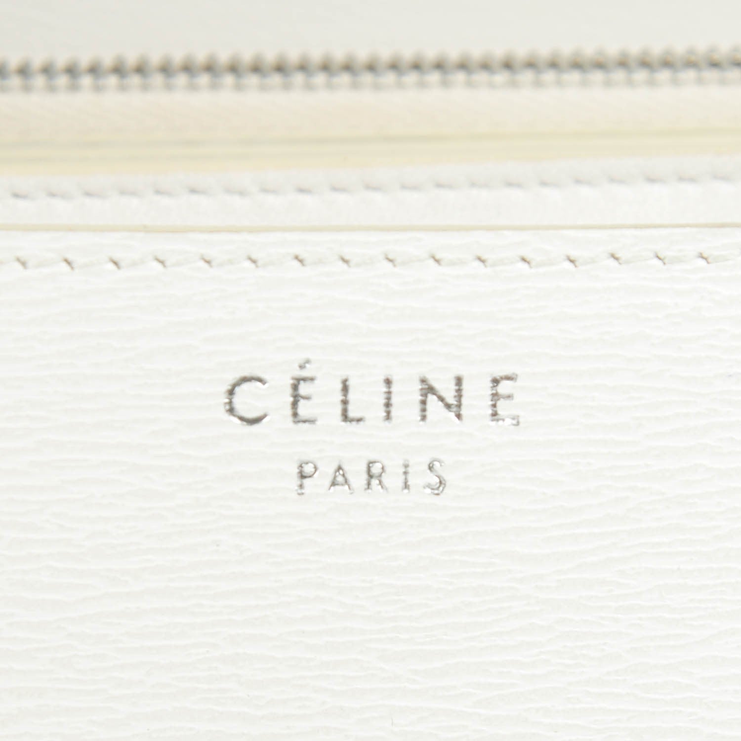 Celine Liege Calfskin Medium Classic Box Flap Bag White 6 of 8