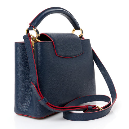 Louis Vuitton Taurillon Capucines BB Marine Rouge 3 of 9
