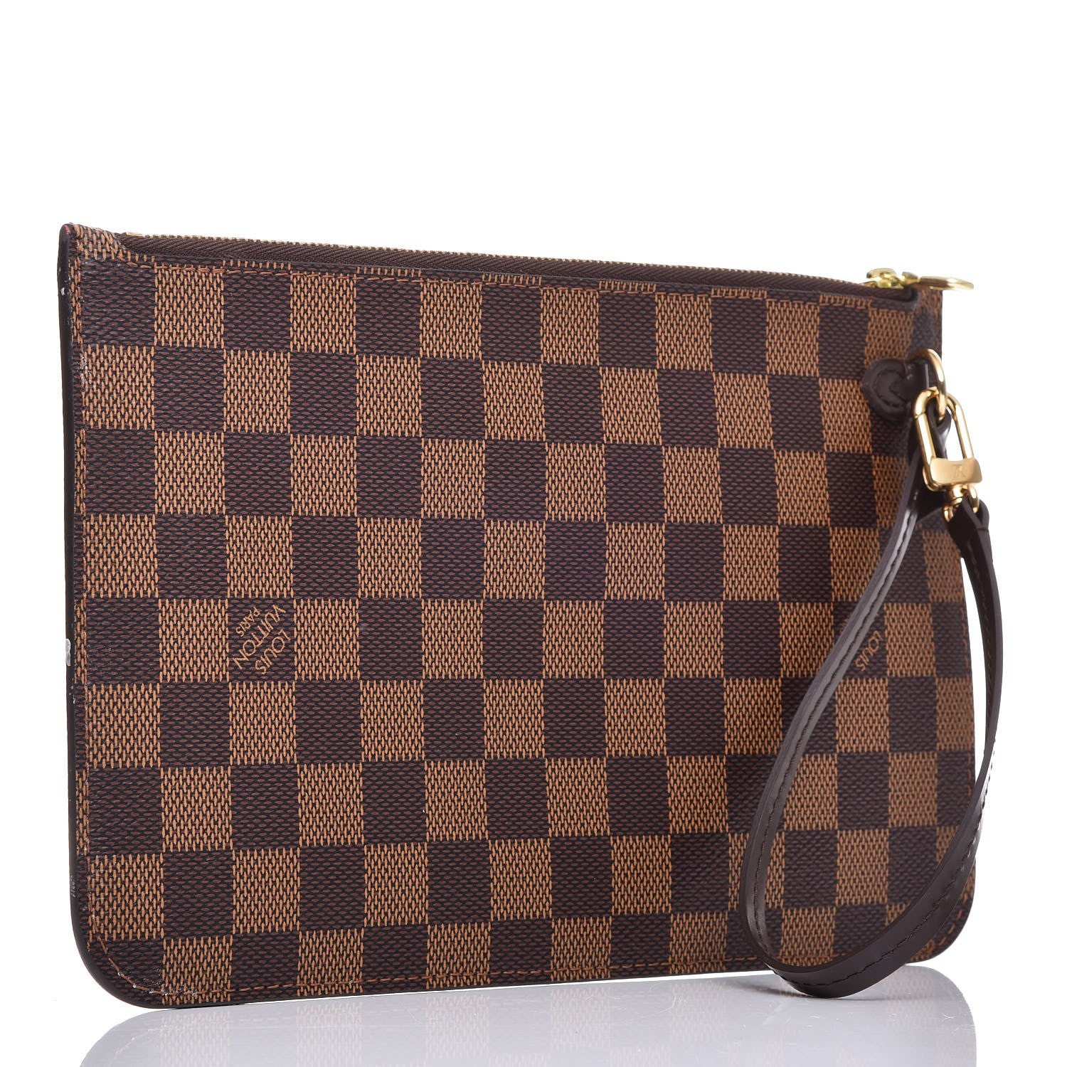 Louis Vuitton Damier Ebene Neverfull MM GM Pochette 3 of 8