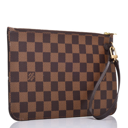 Louis Vuitton Damier Ebene Neverfull MM GM Pochette 3 of 8