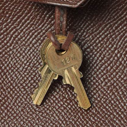 Hermes Courchevel Kelly Retourne 32 Chocolate 7 of 44