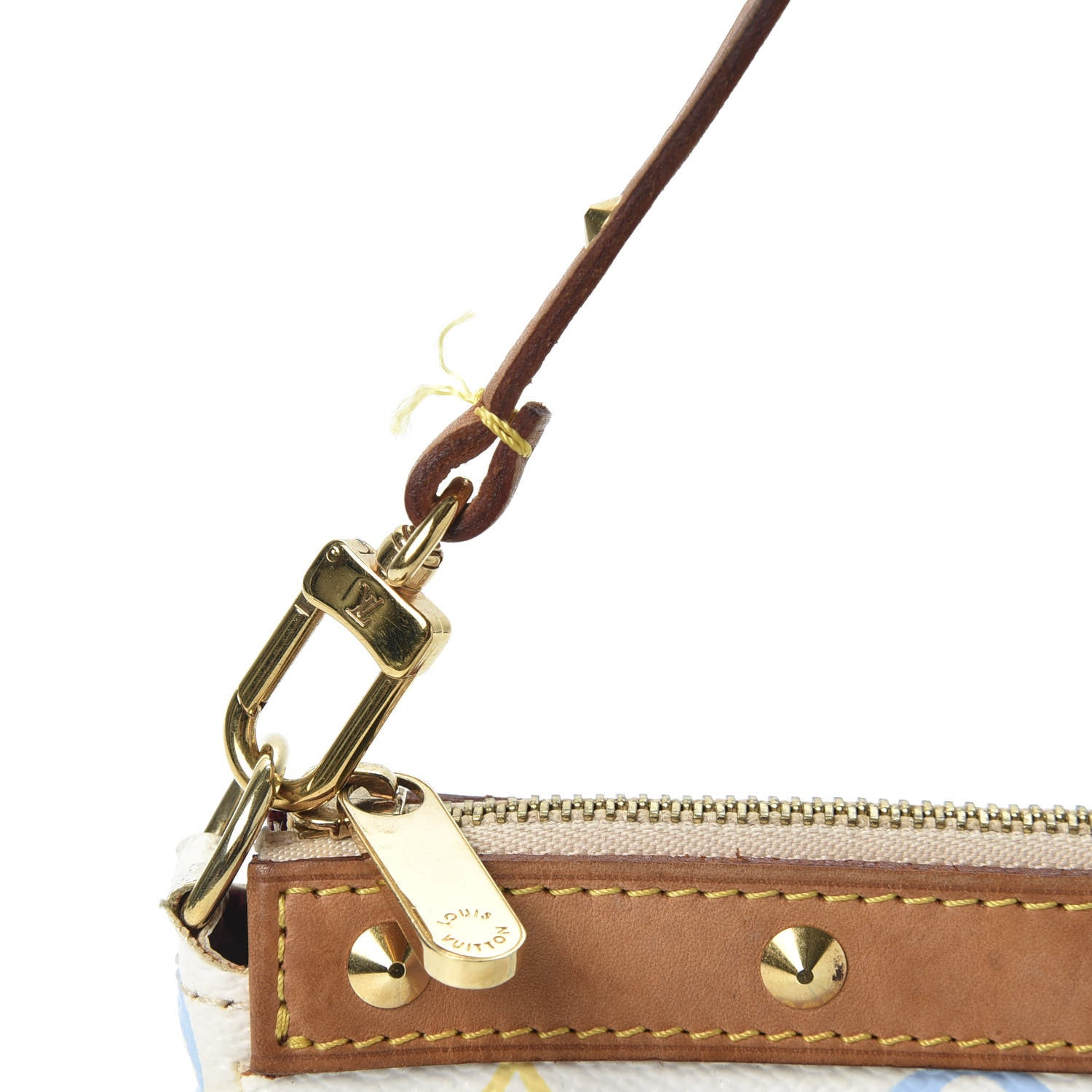 Louis Vuitton Monogram Multicolor Pochette Accessories White 8 of 8