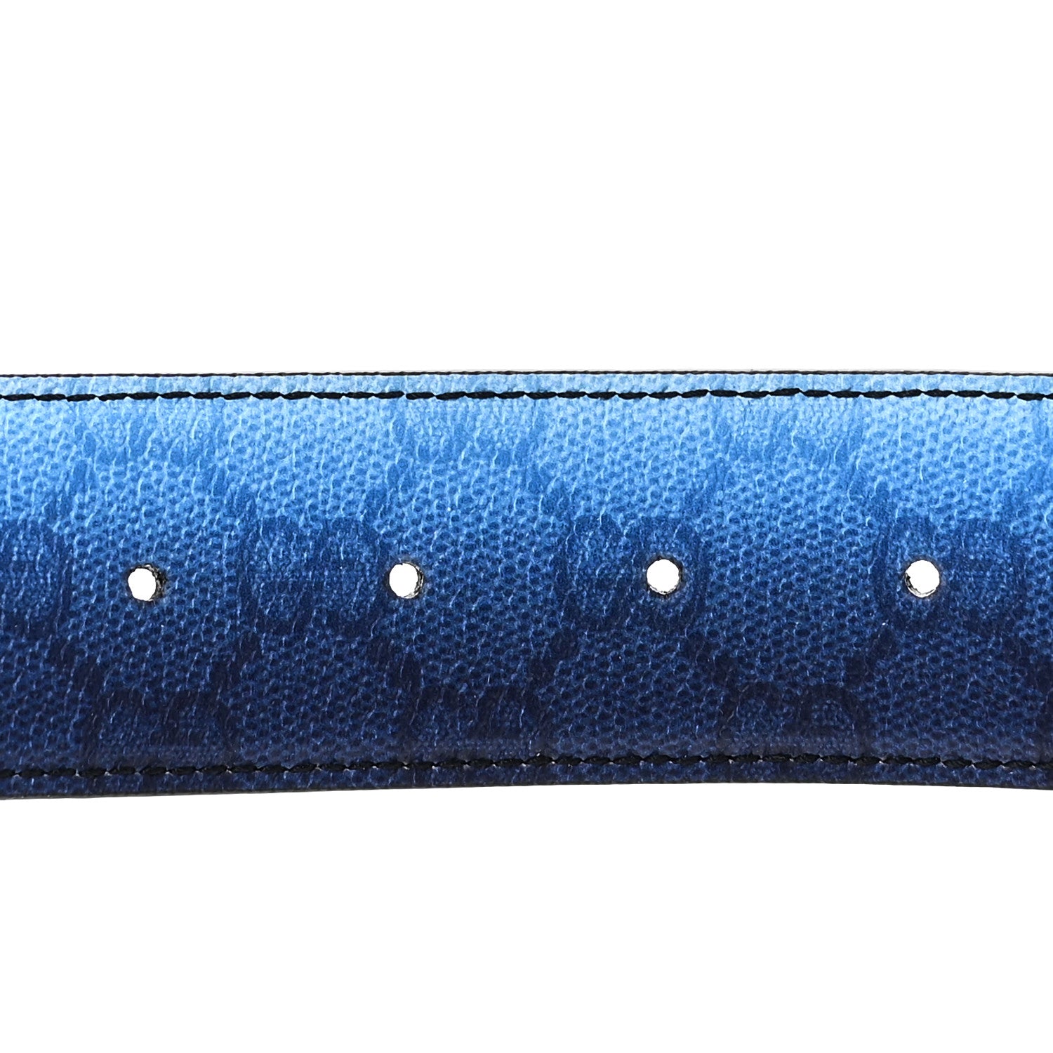 GUCCI ベルト 85 Gucci Interlocking Gradient GG Chroma Belt 85 34 Blue 1880565