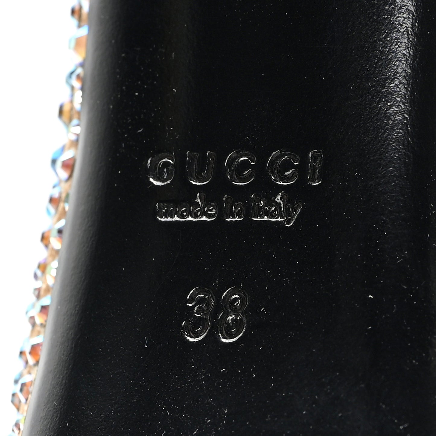 Satin Crystal Sofia Etoile Peep Toe Pumps 38 Blue
