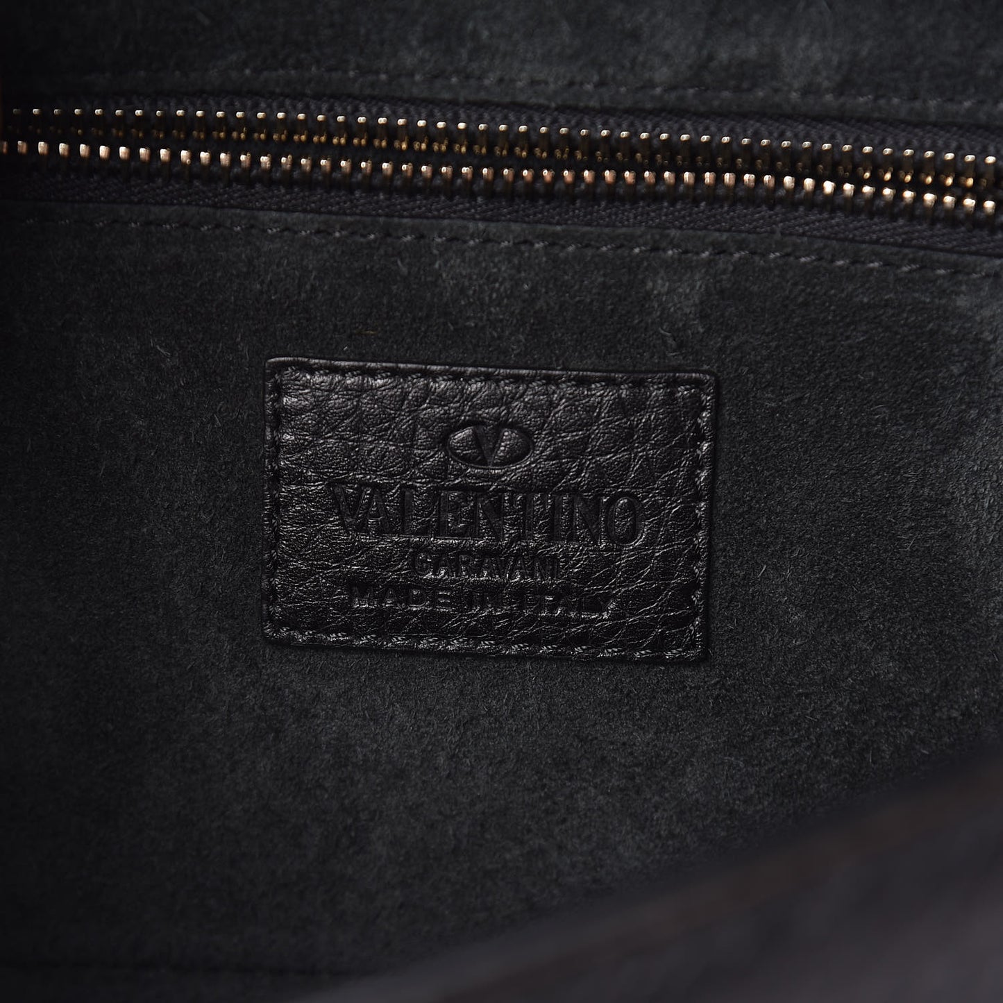Pebbled Calfskin Medium Glam Lock Rockstud Flap Black