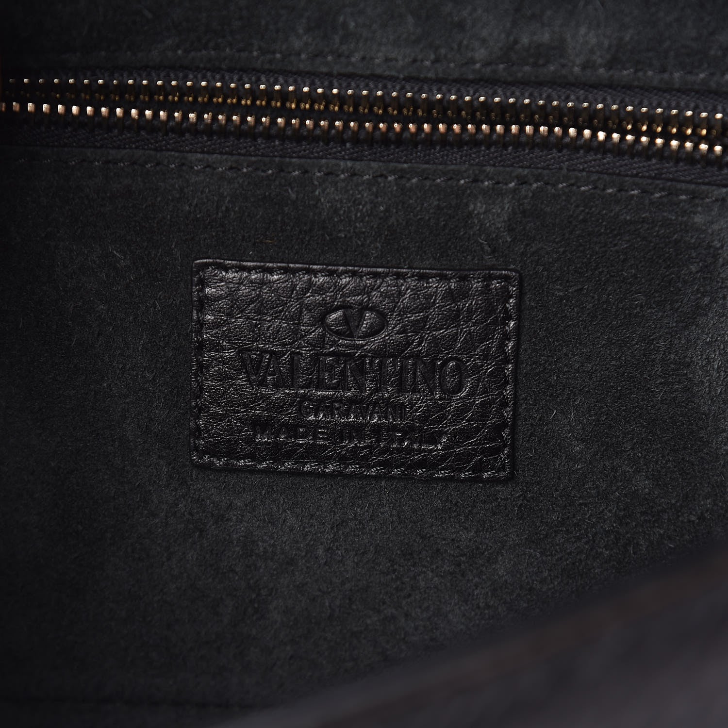Valentino Garavani Pebbled Calfskin Medium Glam Lock Rockstud Flap Black 6 of 17