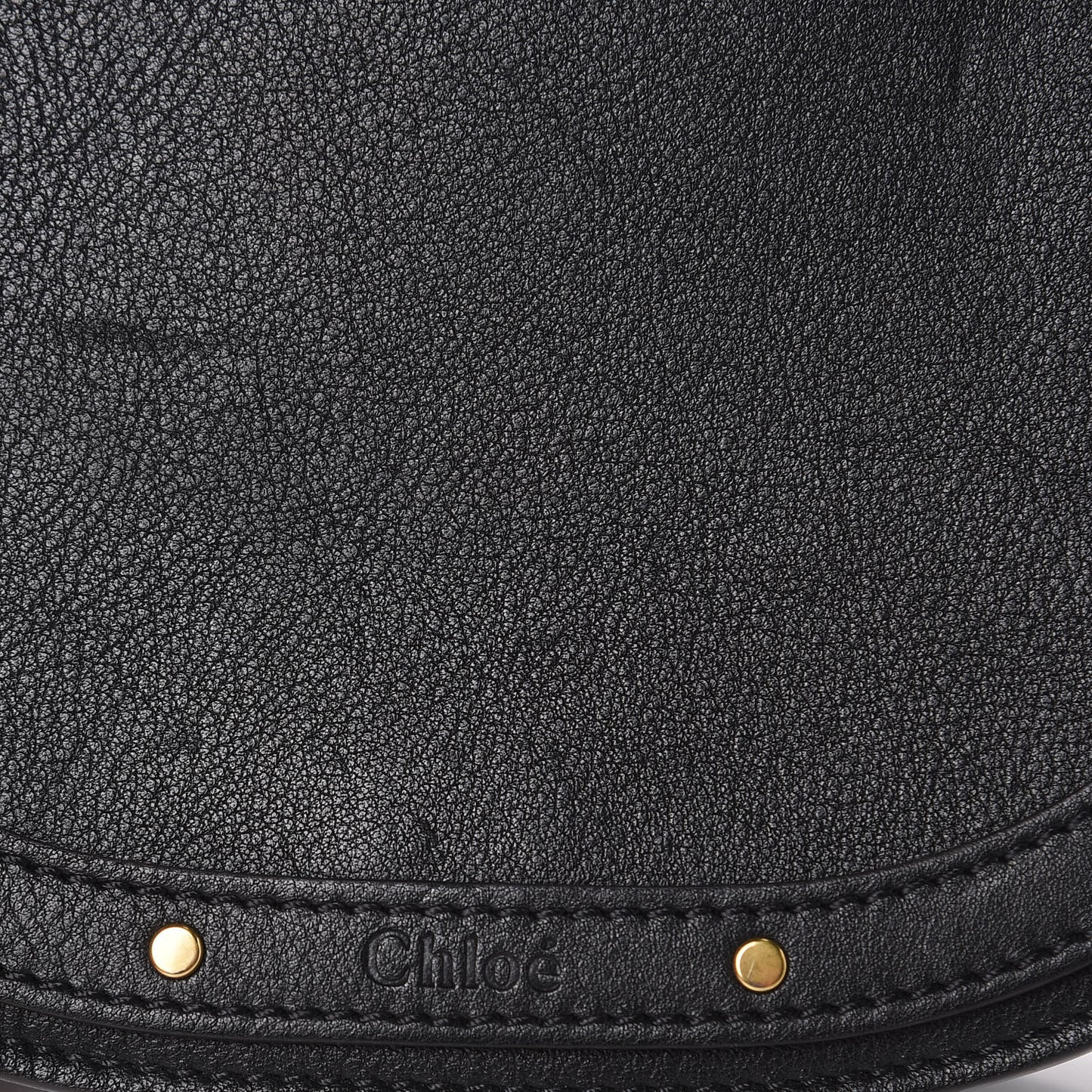 Calfskin Suede Small Nile Bracelet Bag Black