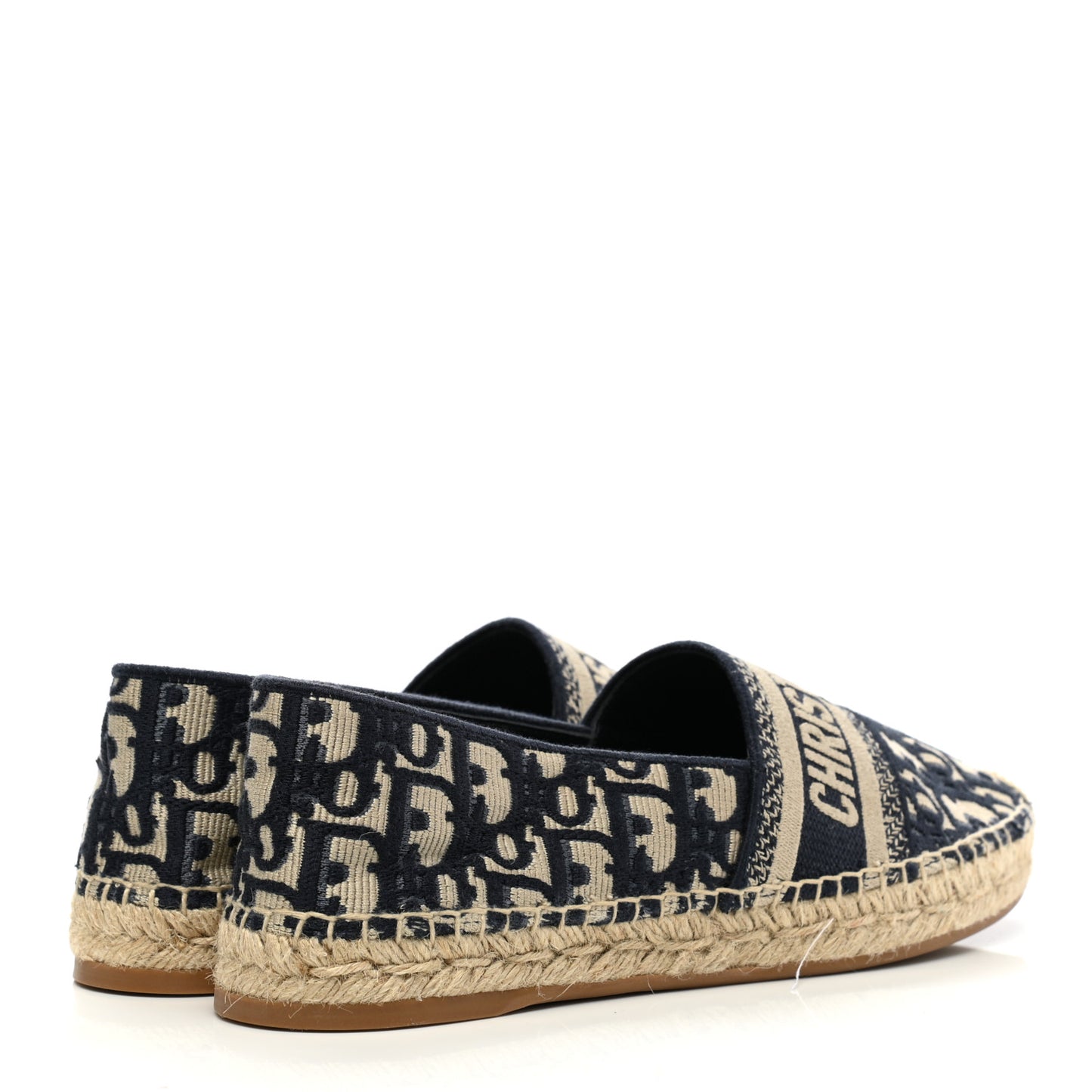 Oblique Embroidered Granville 15mm Espadrilles 38 Deep Blue