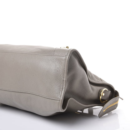 Balenciaga Chevre Gold Metallic Edge Hardware City Gris Taupe 7 of 11