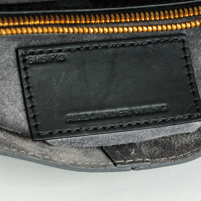 Alexander Wang Calfskin Large Marion Black Pale Gold Hardware 6 of 7