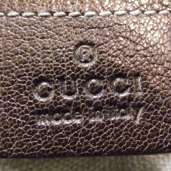 Gucci Leather Capri Shoulder Bag Bronze 10 of 11