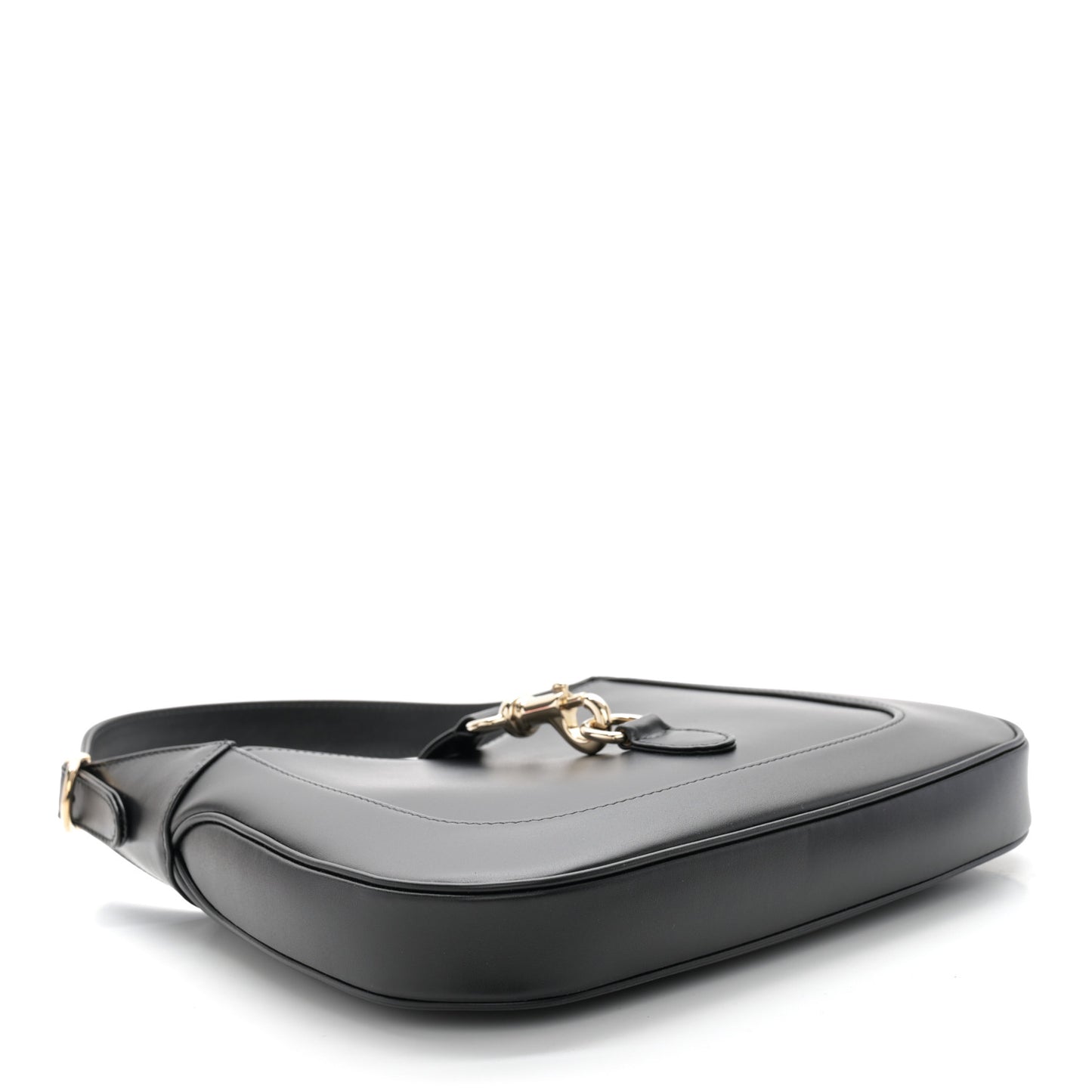 Calfskin Small Jackie Shoulder Bag Black