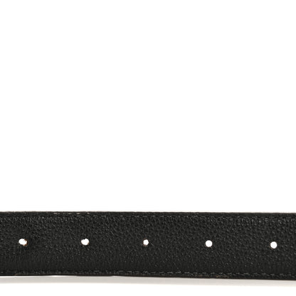 Louis Vuitton Calfskin Monogram 25mm LV Iconic Reversible 90 36 Belt Black 4 of 5