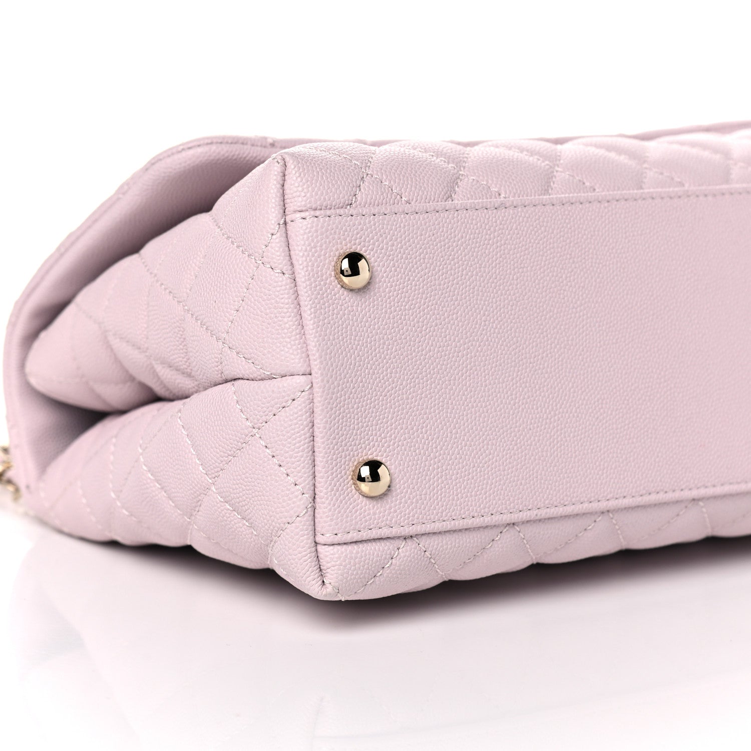 Chanel Caviar Quilted Small Coco Handle Flap Lilas Lilac 5 of 10