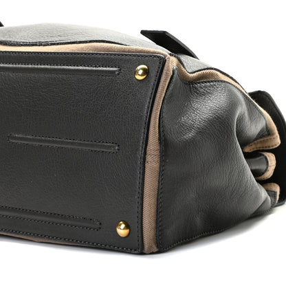 Saint Laurent Calfskin Canvas Medium Muse Two Black 9 of 11