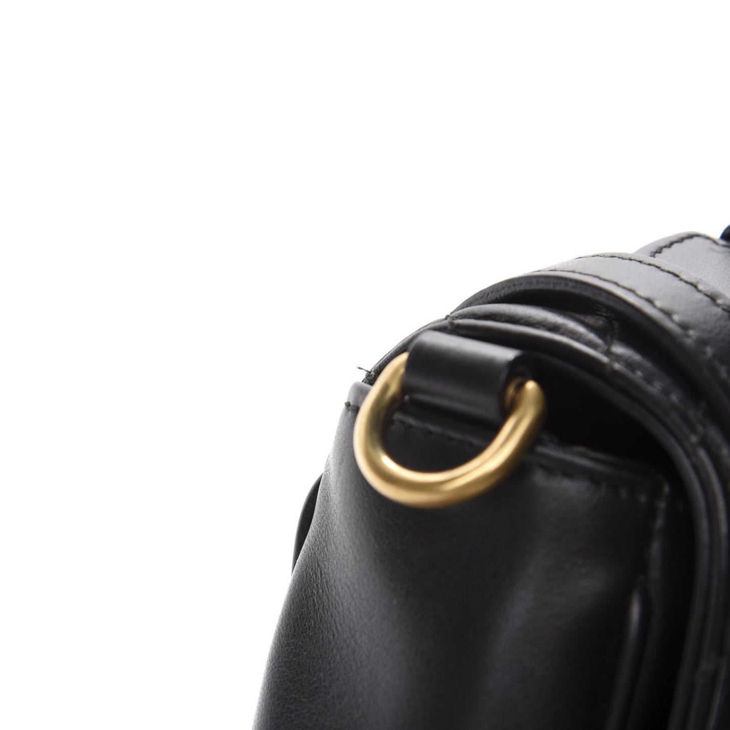 Calfskin Matelasse Medium GG Marmont Top Handle Shoulder Bag Black