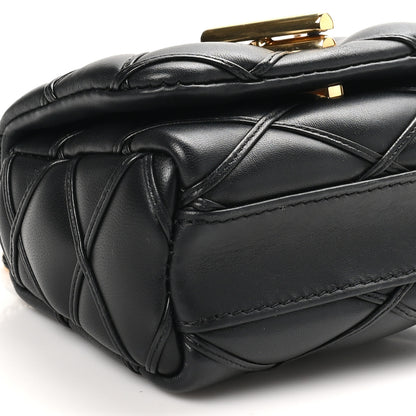 Louis Vuitton Lambskin Malletage Pico GO-14 Black 8 of 9