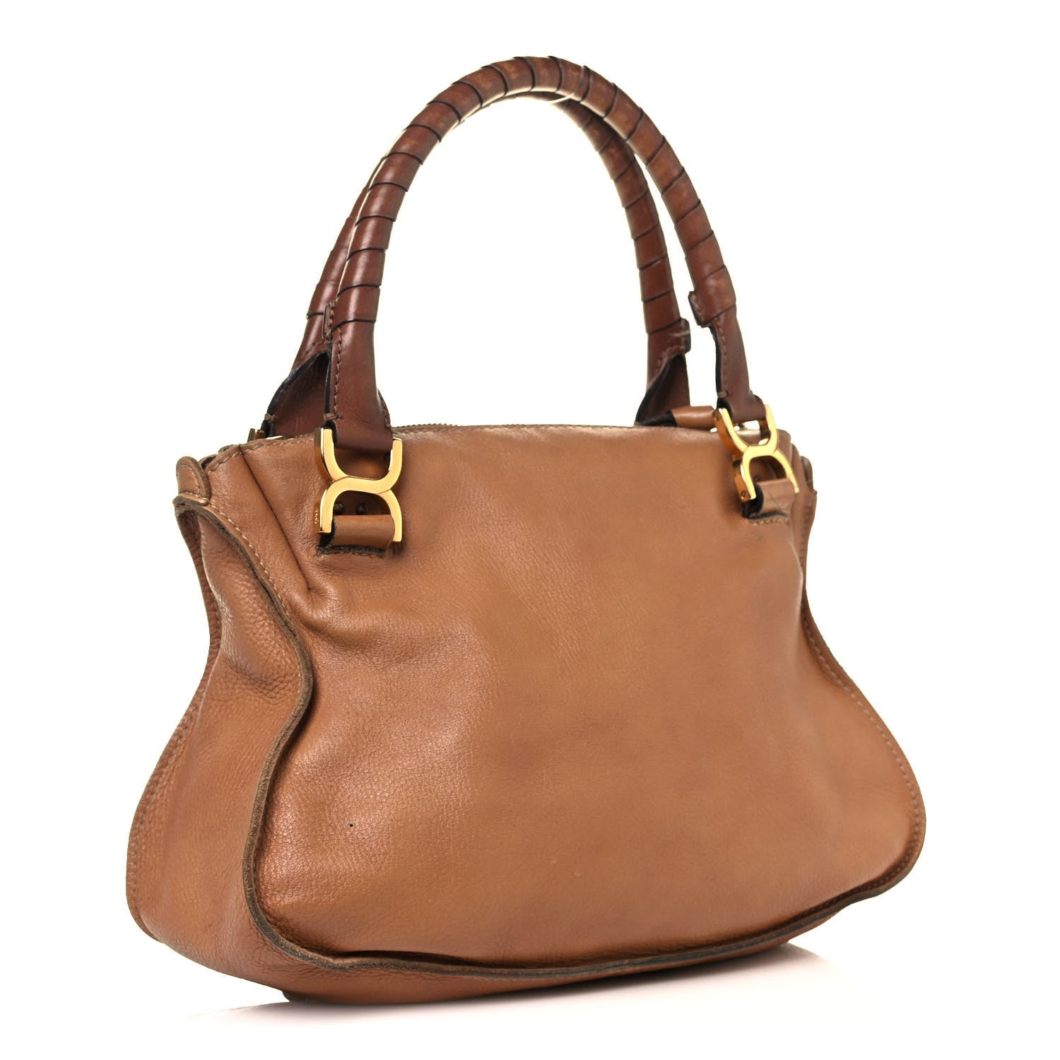 Chloe Calfskin Medium Marcie Satchel Light Tan 2 of 17