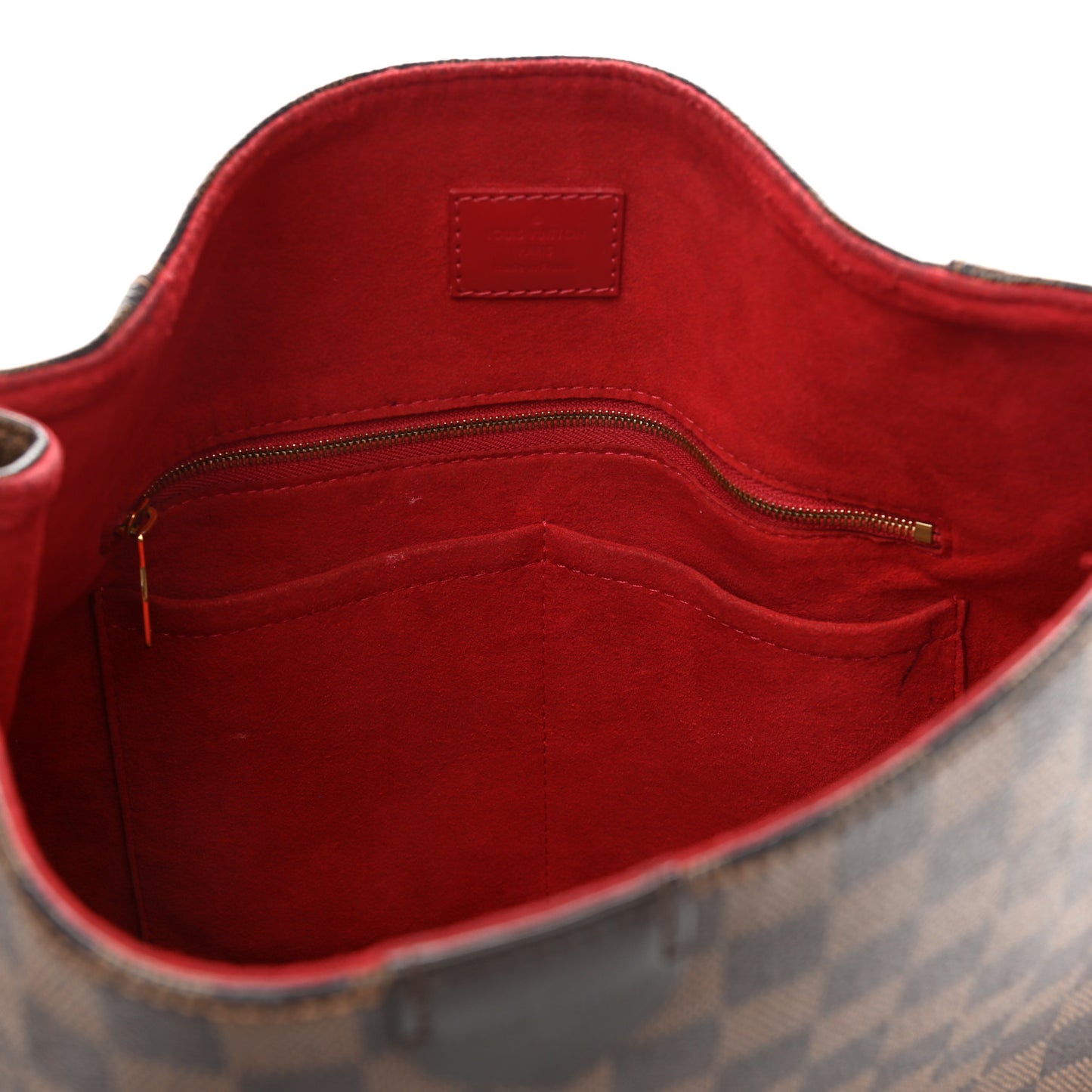 Damier Ebene Caissa Hobo Cherry