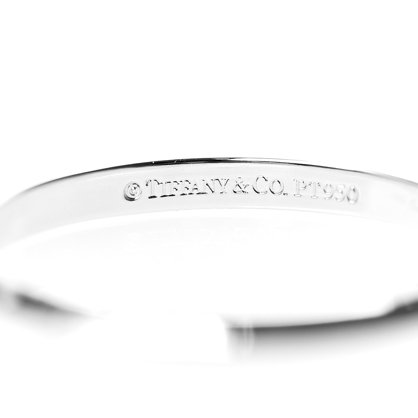 Platinum 2mm Knife Edge Band Ring 57 8