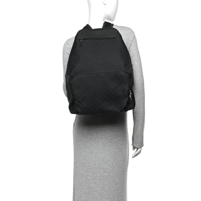 Gucci Nylon Monogram Medium Backpack Black 2 of 10