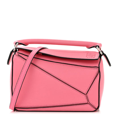 Loewe Calfskin Mini Puzzle Bag Wild Rose 1 of 10