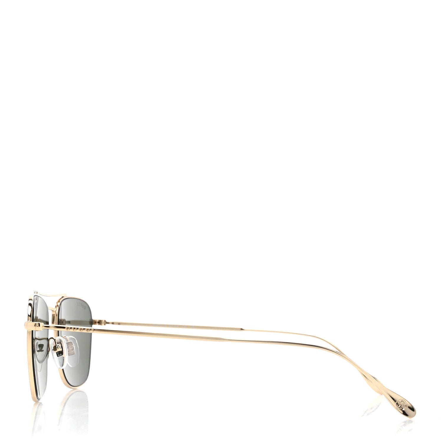 Gucci Metal Aviator Sunglasses GG1183S Gold 3 of 9
