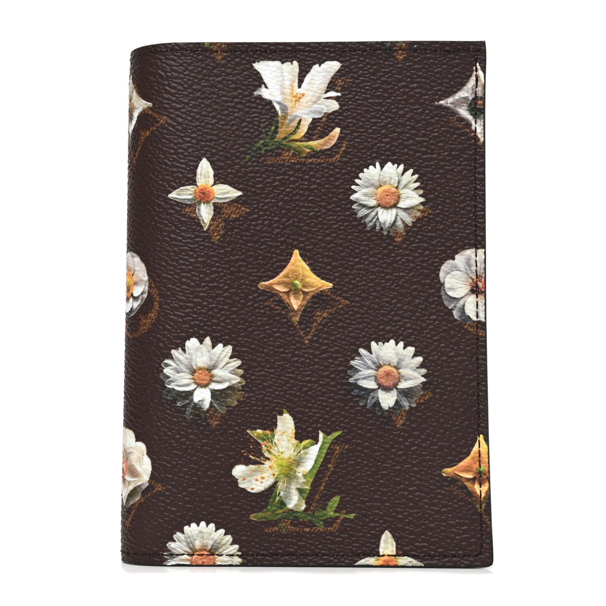 Louis Vuitton Monogram Heritage Flowers Passport Cover 1 of 8