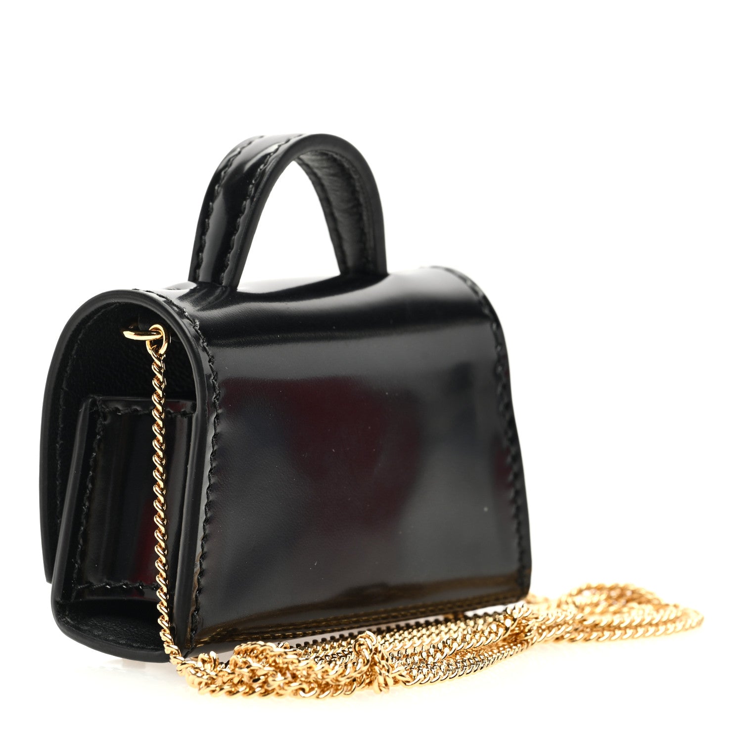 Salvatore Ferragamo Calfskin AirPod Case Black 4 of 10