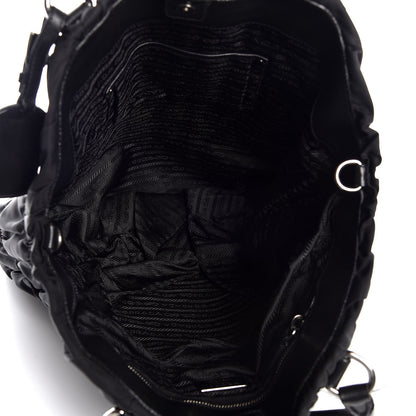 Prada Tessuto Nylon Gaufre Tote Black 5 of 11