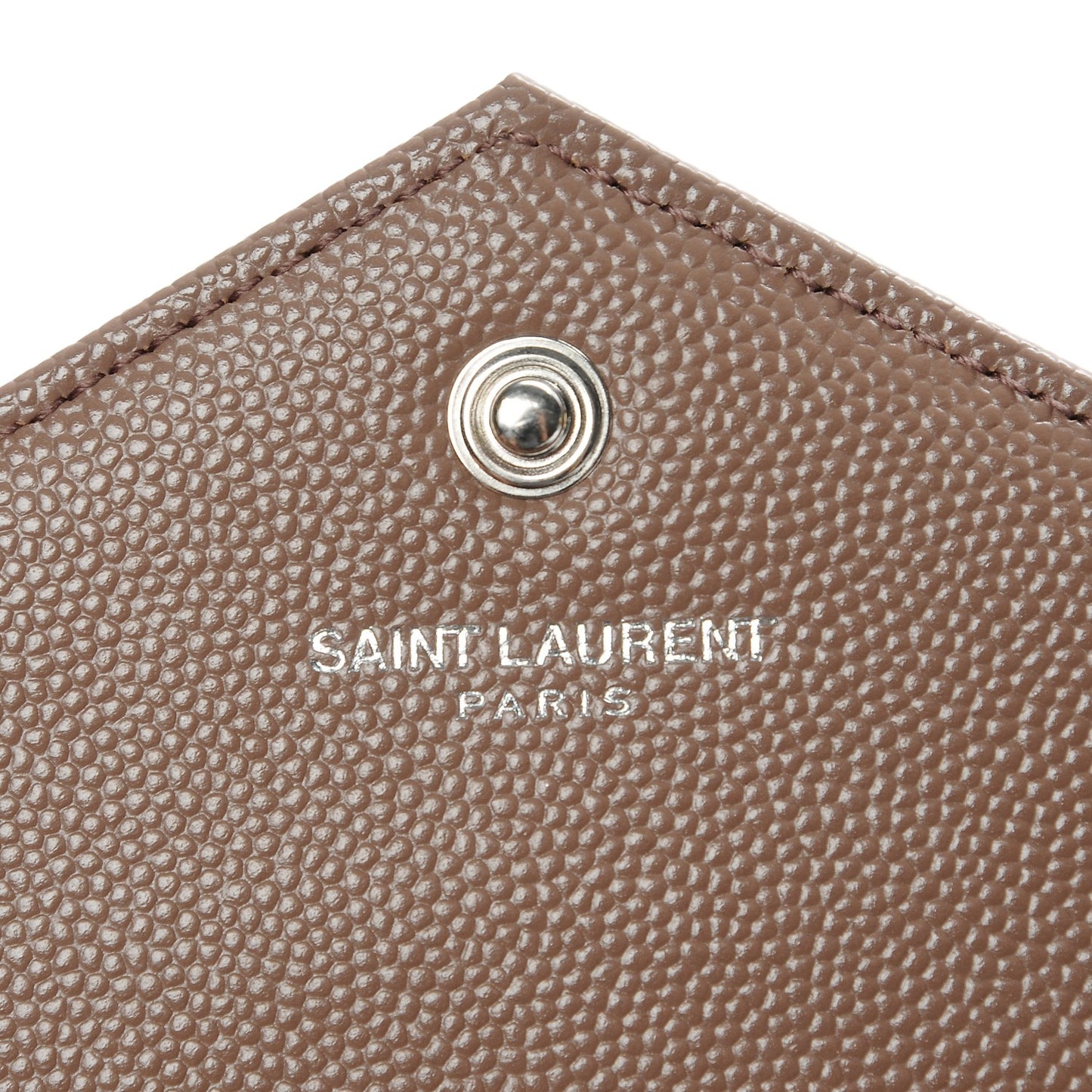 Grain De Poudre Matelasse Chevron Monogram Chain Wallet Fard