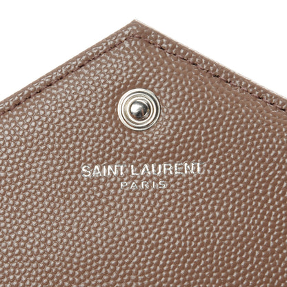 Saint Laurent Grain De Poudre Matelasse Chevron Monogram Chain Wallet Fard 7 of 7