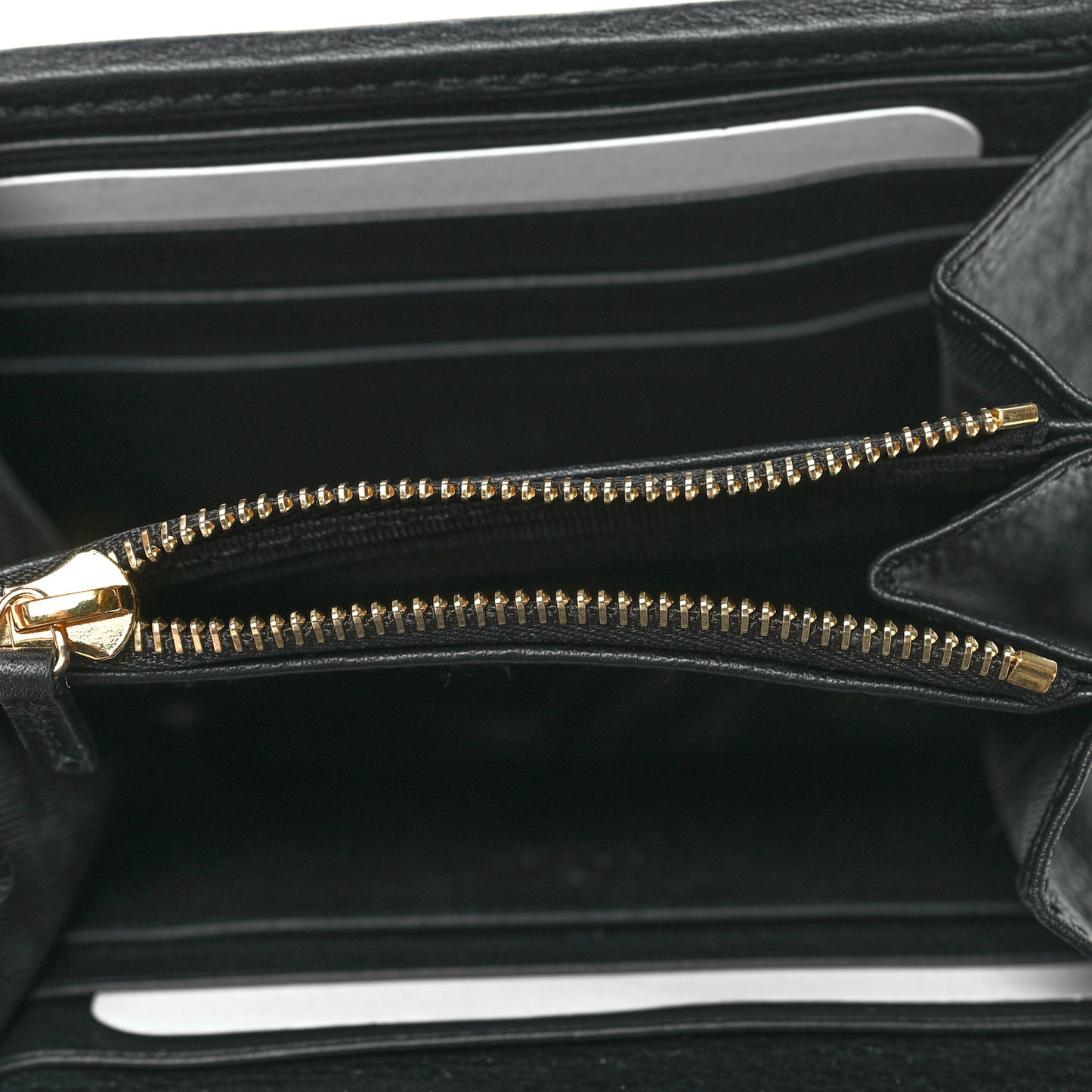 Roxy Calfskin Medium Blondie Chain Wallet Black