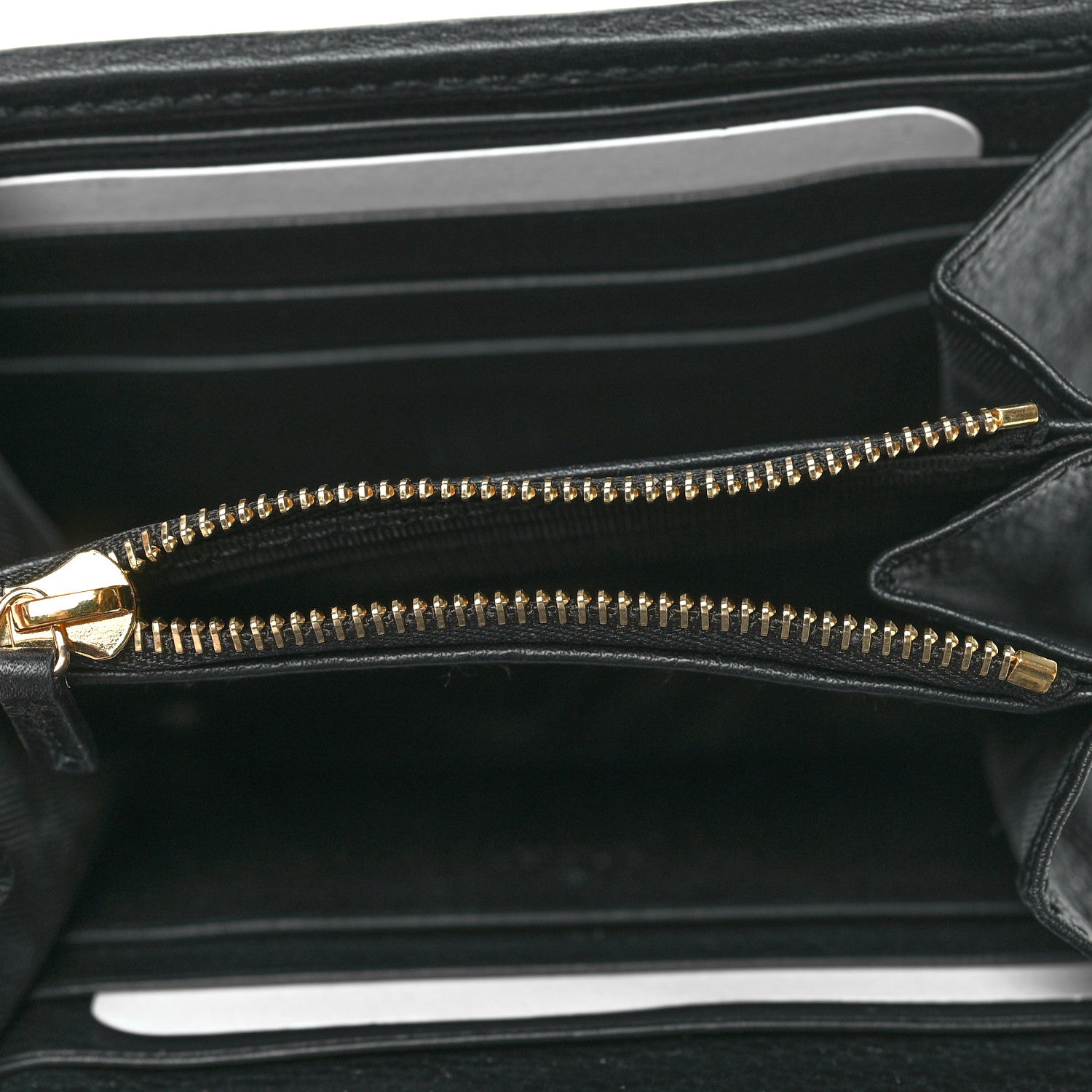 Gucci Roxy Calfskin Medium Blondie Chain Wallet Black 5 of 10