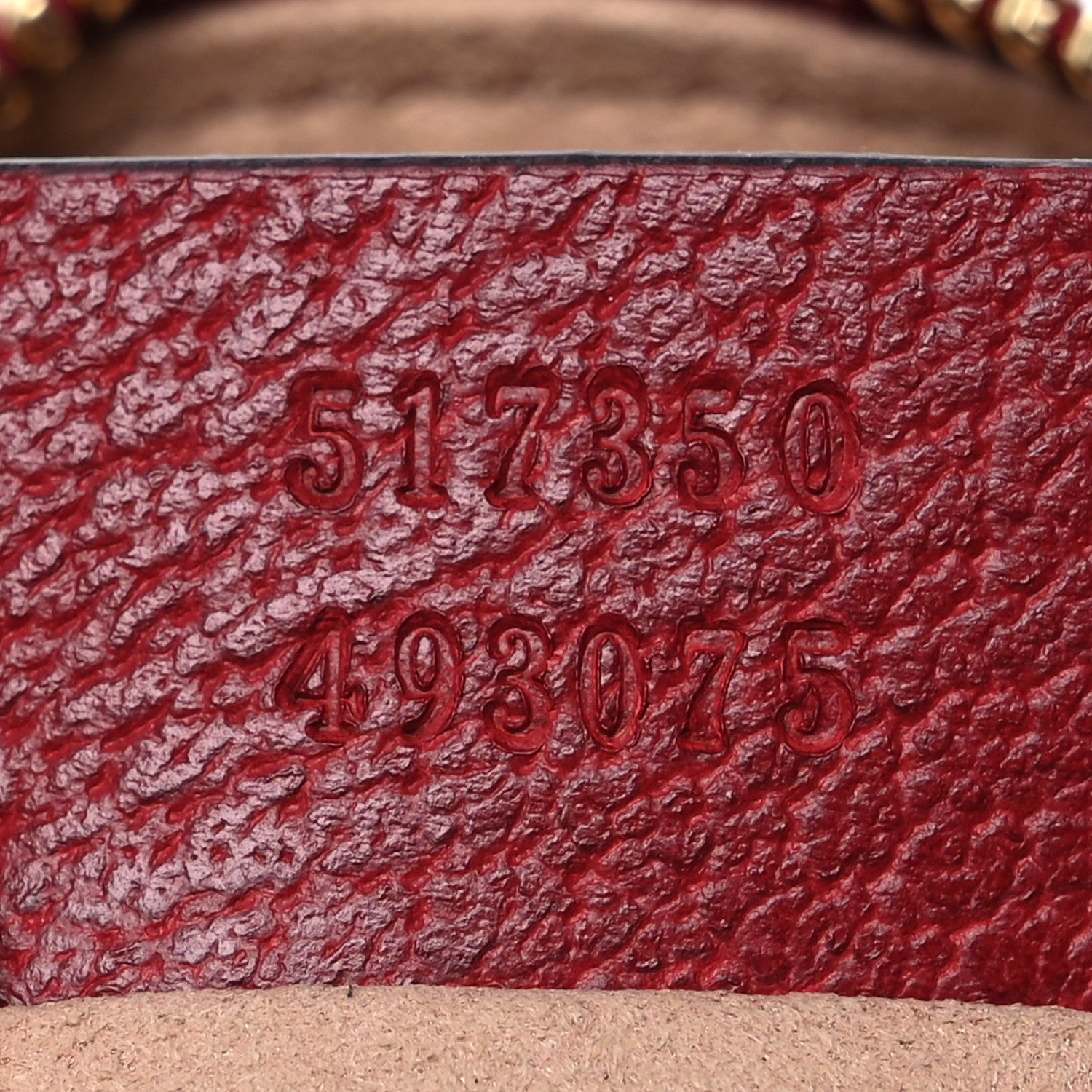 Gucci GG Supreme Monogram Flora Web Mini Ophidia Shoulder Bag Red 7 of 10