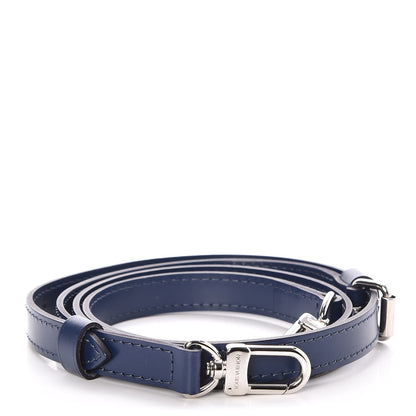 Louis Vuitton Calfskin 16mm Adjustable Shoulder Strap Indigo 1 of 4