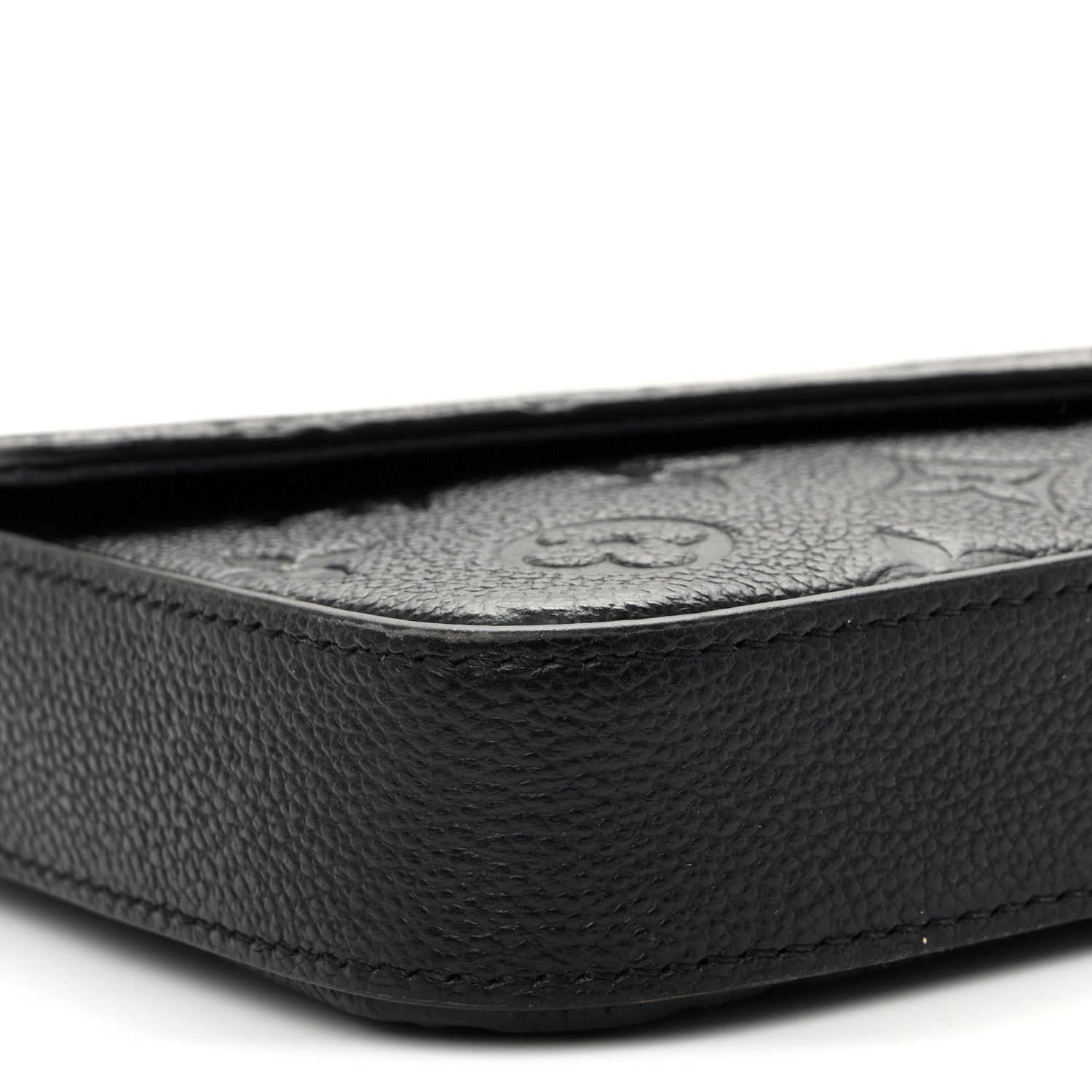 Louis Vuitton Empreinte Pochette Felicie Chain Wallet Black 9 of 10
