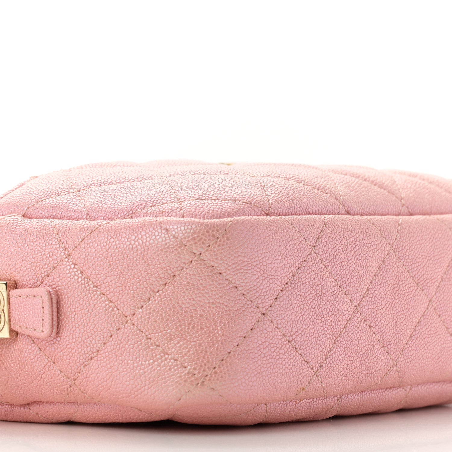 Chanel Iridescent Caviar Quilted Small Timeless Camera Case Pink 9 of 10