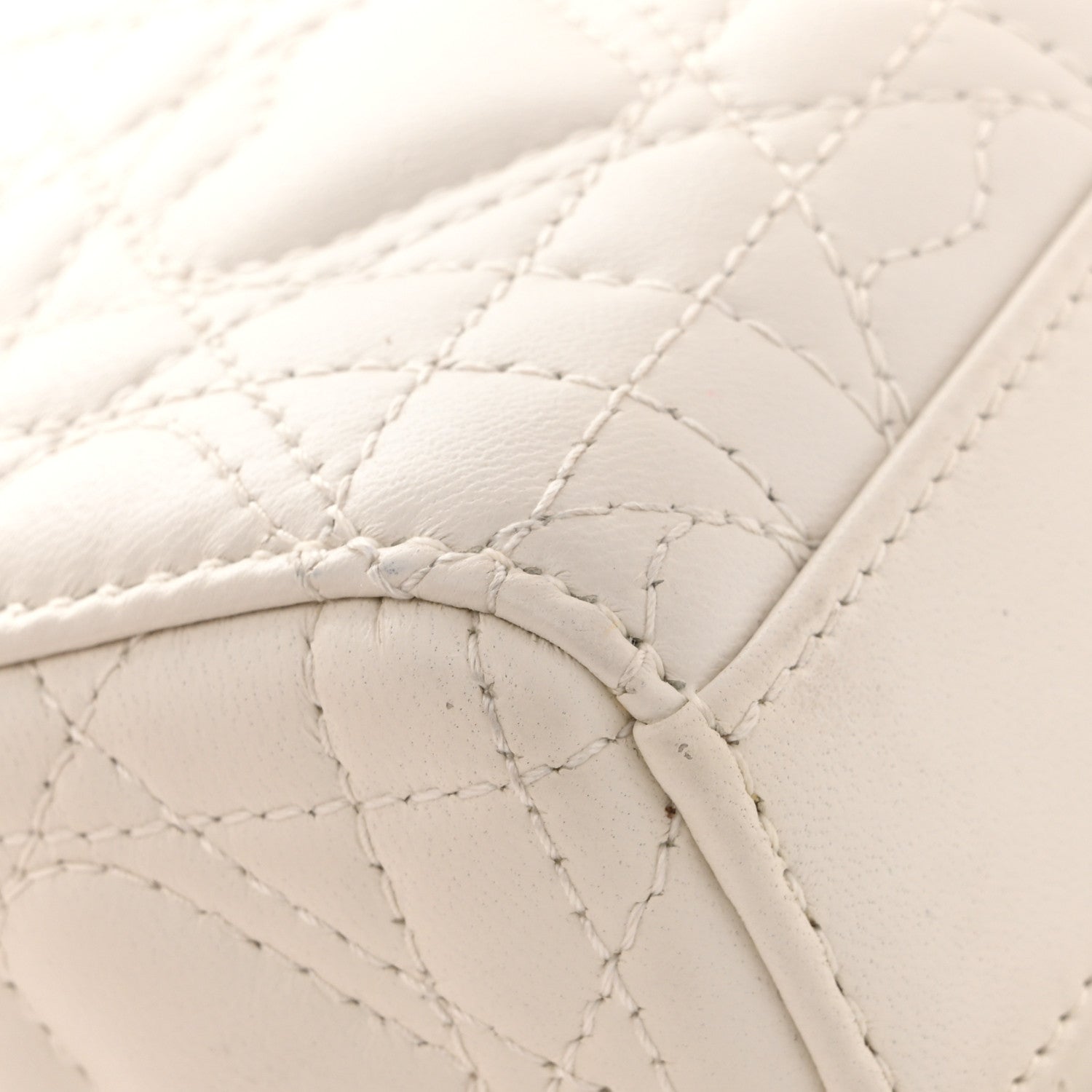 Christian Dior Lambskin Cannage Dioramour Micro Lady D-Joy Latte 10 of 13
