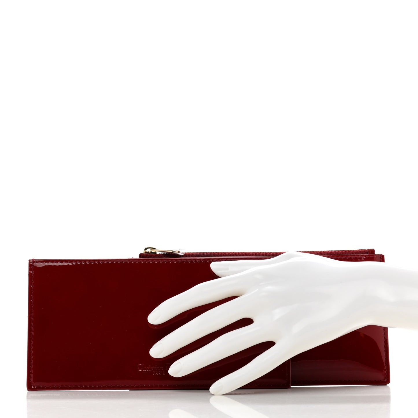 Patent Lady Dior Convertible Clutch Inserts Red