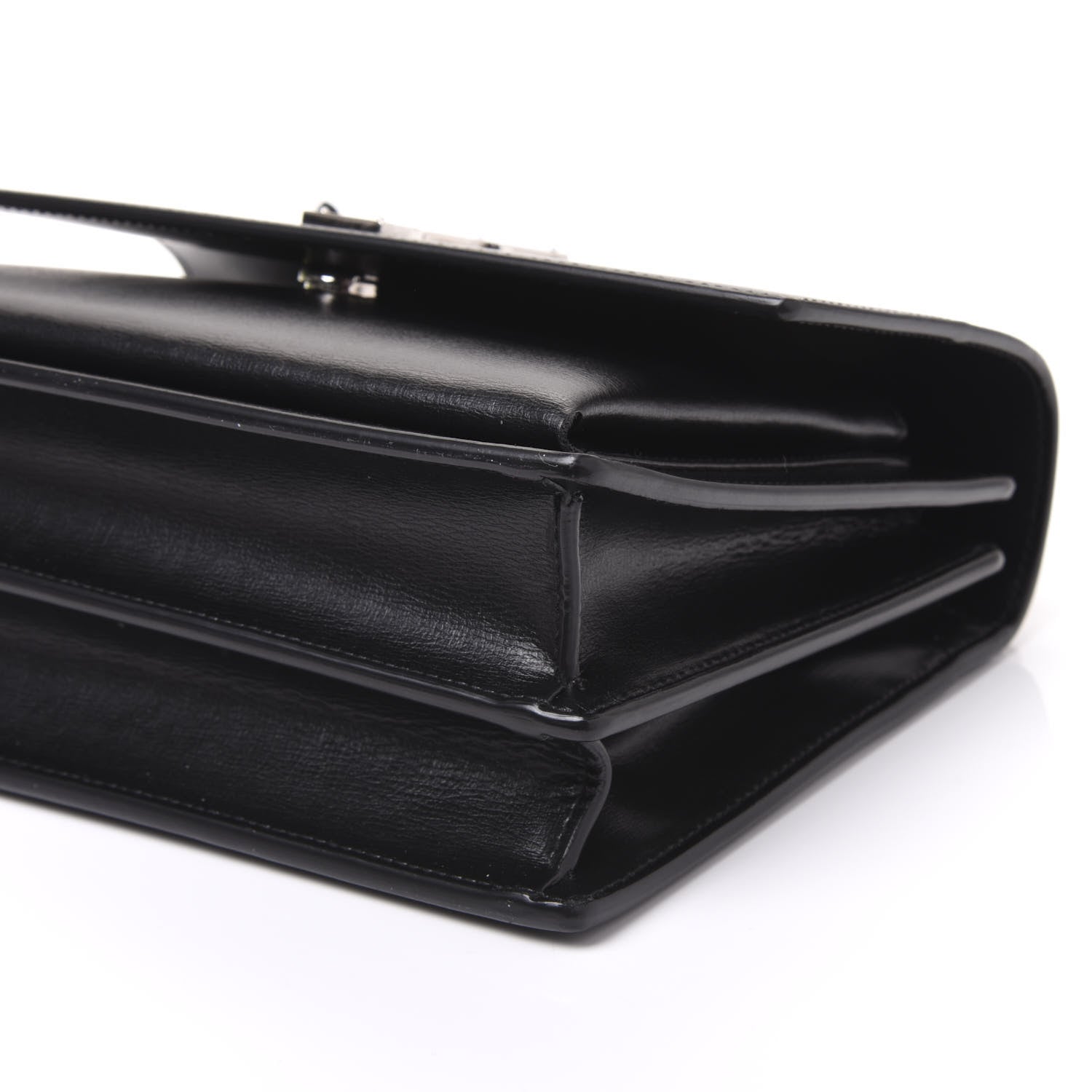 Saint Laurent Calfskin Medium Monogram Sunset Black 6 of 10