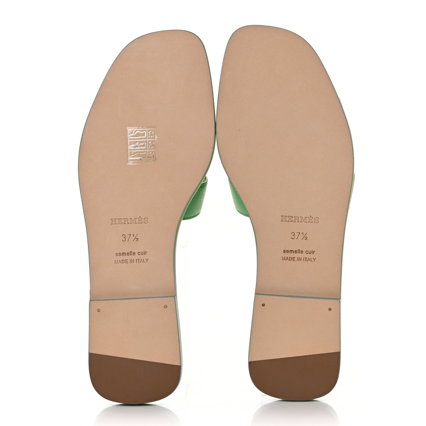 Epsom Oran Sandals 37.5 Vert Pomme