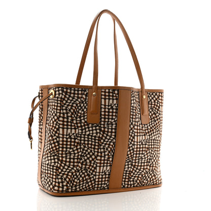 MCM Visetos Medium Liz Reversible Shopper Tote Cognac 5 of 16