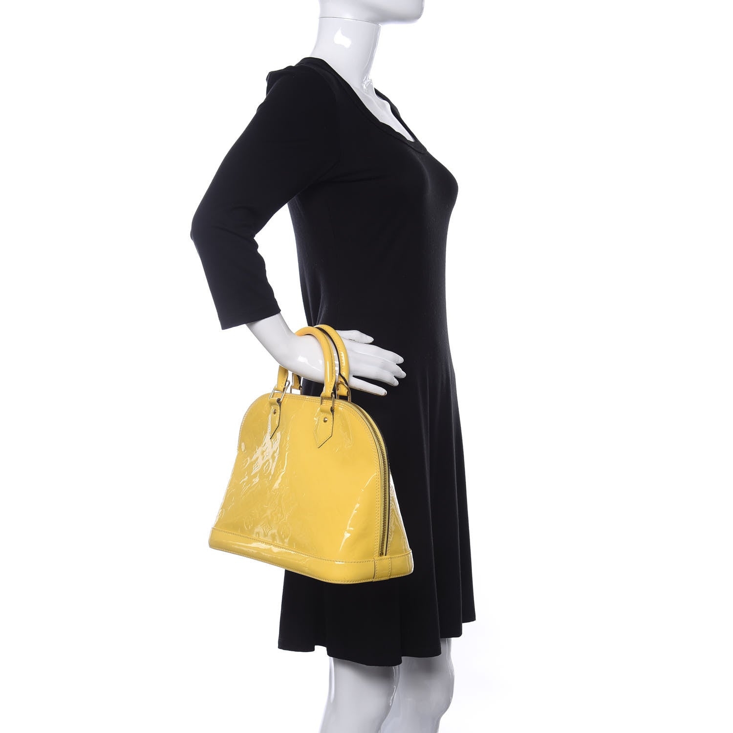 Louis Vuitton Vernis Alma PM Citrine 2 of 19