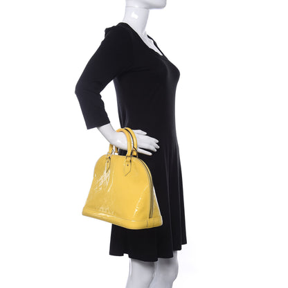 Louis Vuitton Vernis Alma PM Citrine 2 of 19