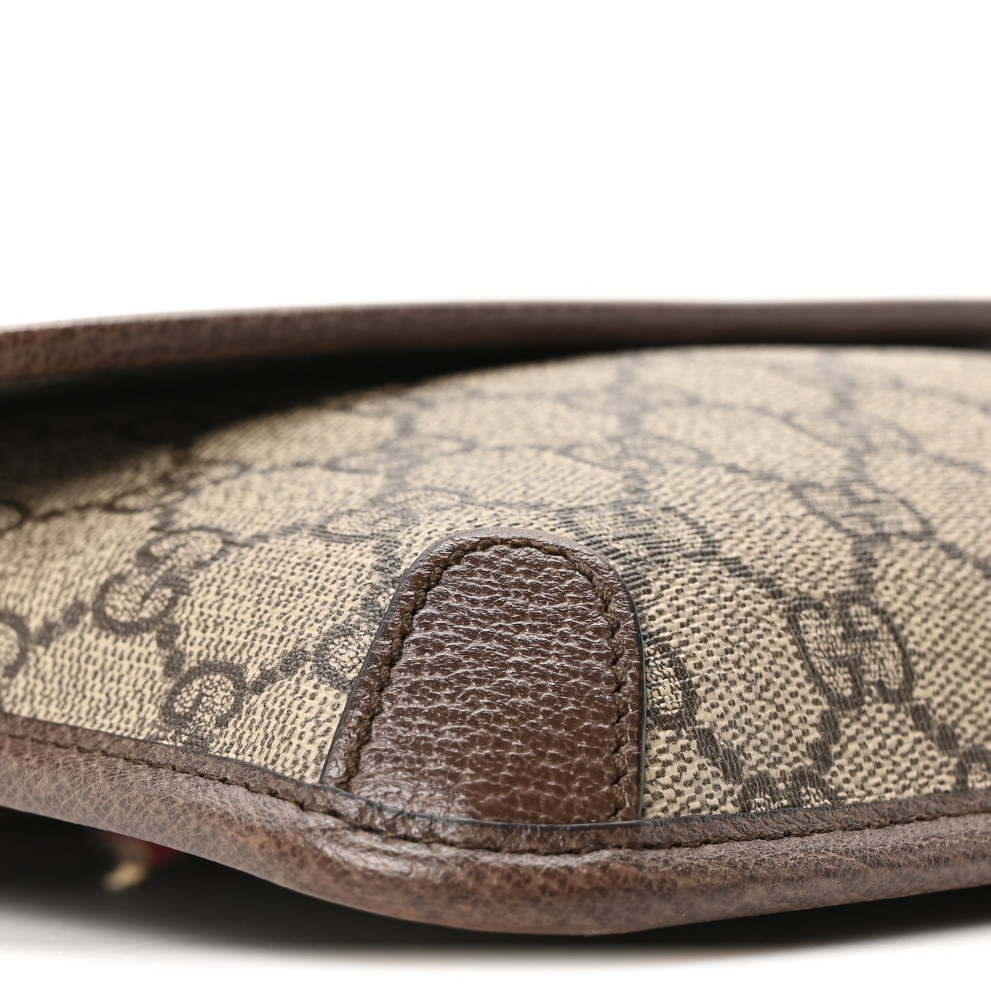 GG Supreme Monogram Neo Vintage Web Belt Bag Brown